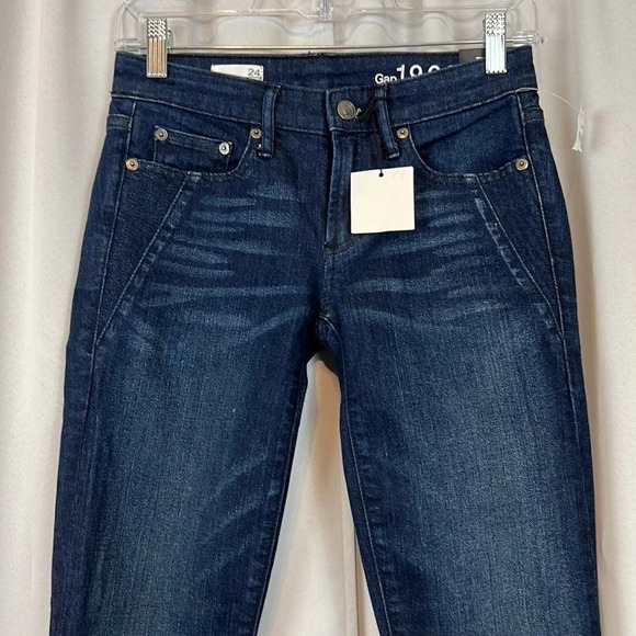 NWT Gap 1969 Dark Wash Always Skinny Size 24 Zipper Ankle Jean - Picture 5 of 12